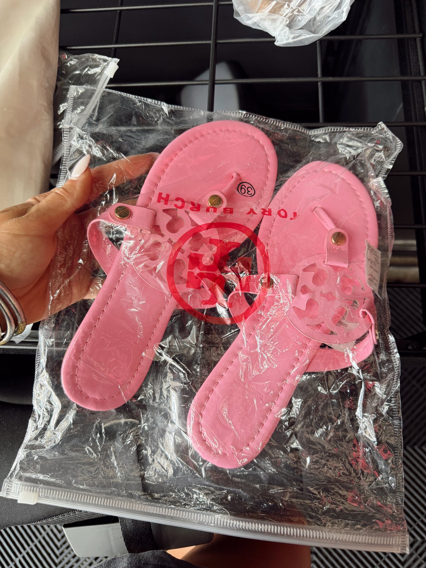 Pink Tory Burch sandals 