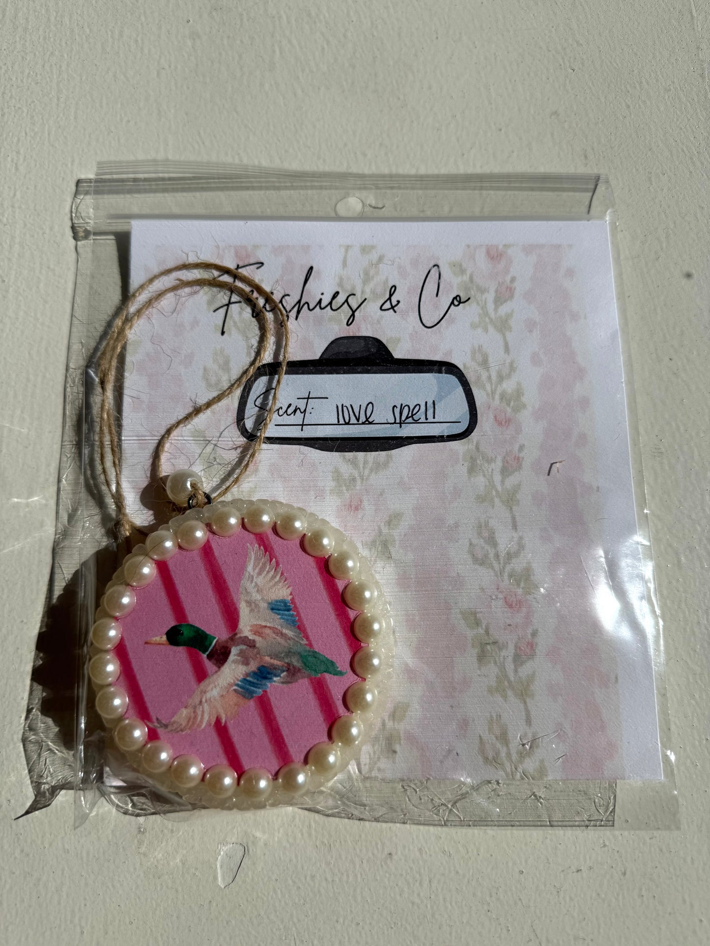 Stripped Duck Car Freshie