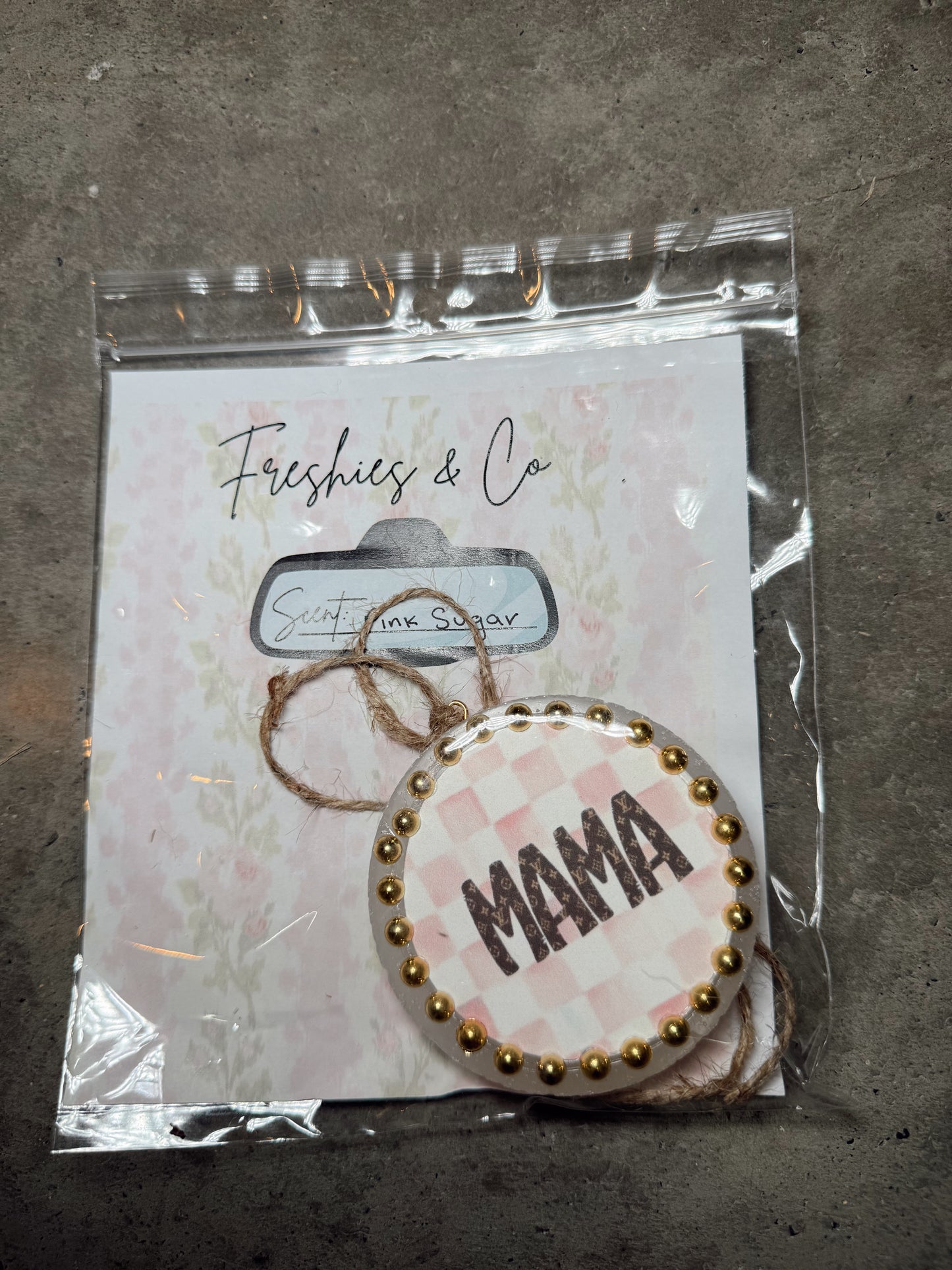Gold Mama Car Freshie