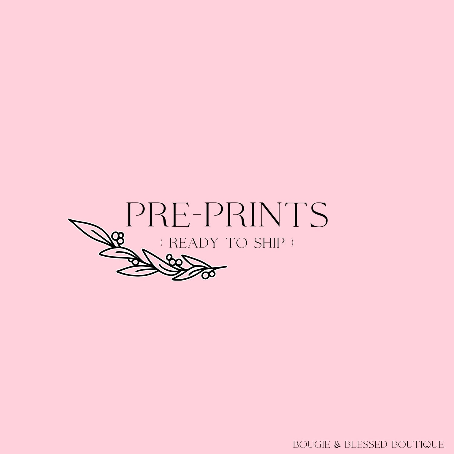 Pre-Prints