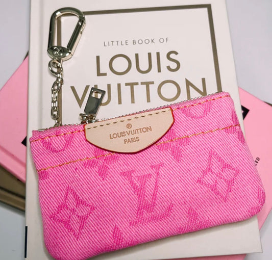 Louis Vuitton Key Pouch in washed pink