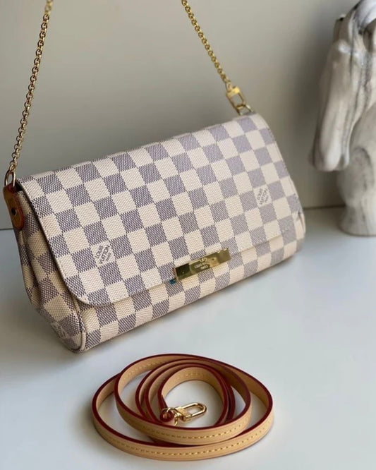LV MM White Bag