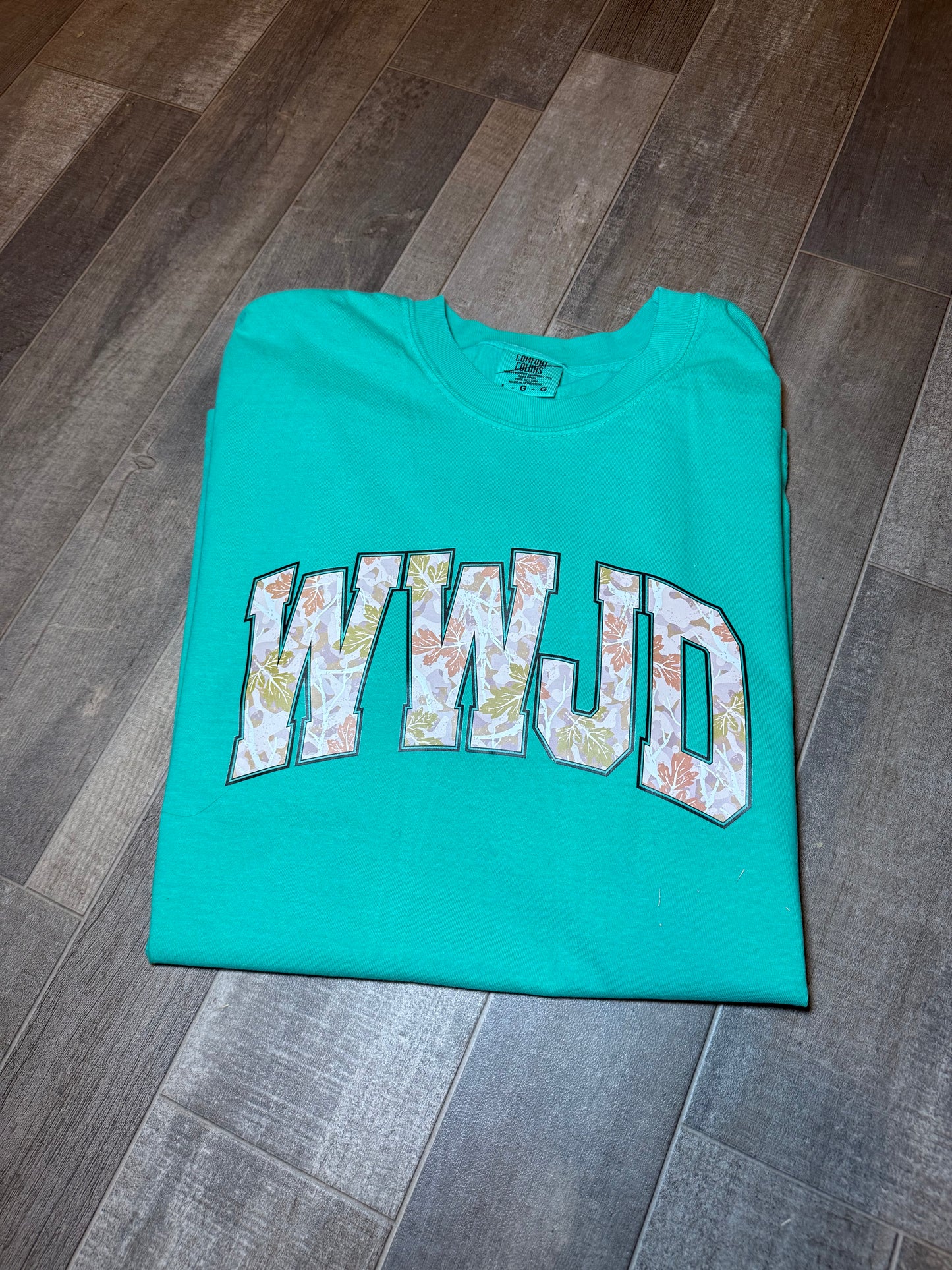 Camo WWJD T-shirt